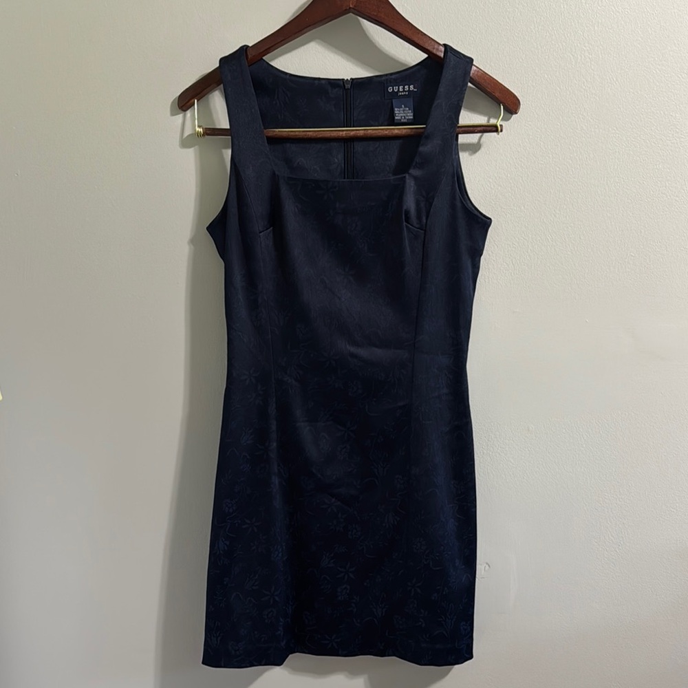 Vintage Guess Navy Blue Mini Dress